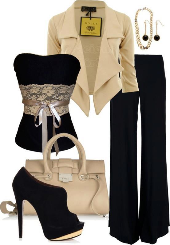 Elegant Evening Look Combinations To Try