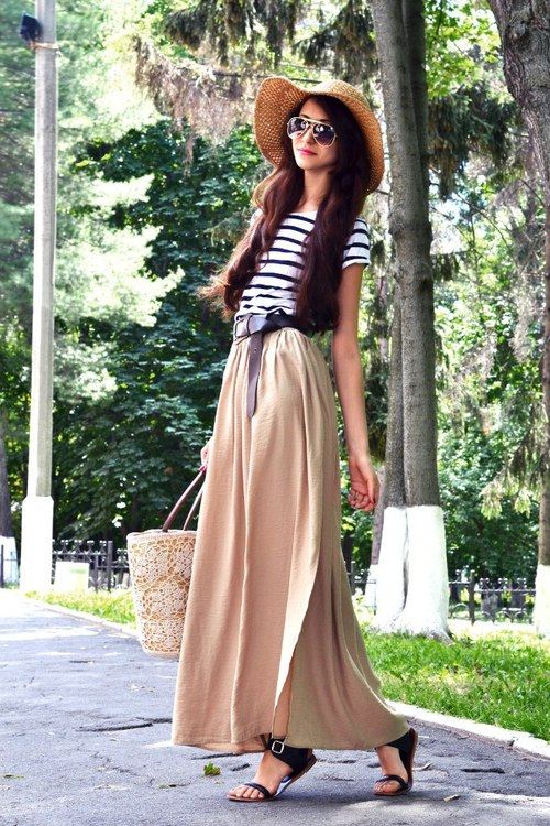 Trendy Ways To Wear Long Skirts