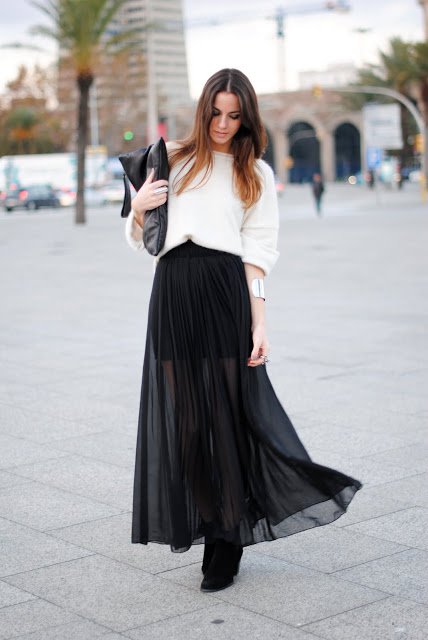 Trendy Ways To Wear Long Skirts