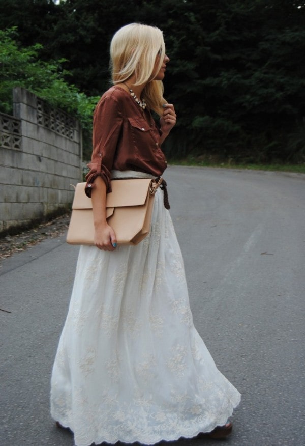 Trendy Ways To Wear Long Skirts