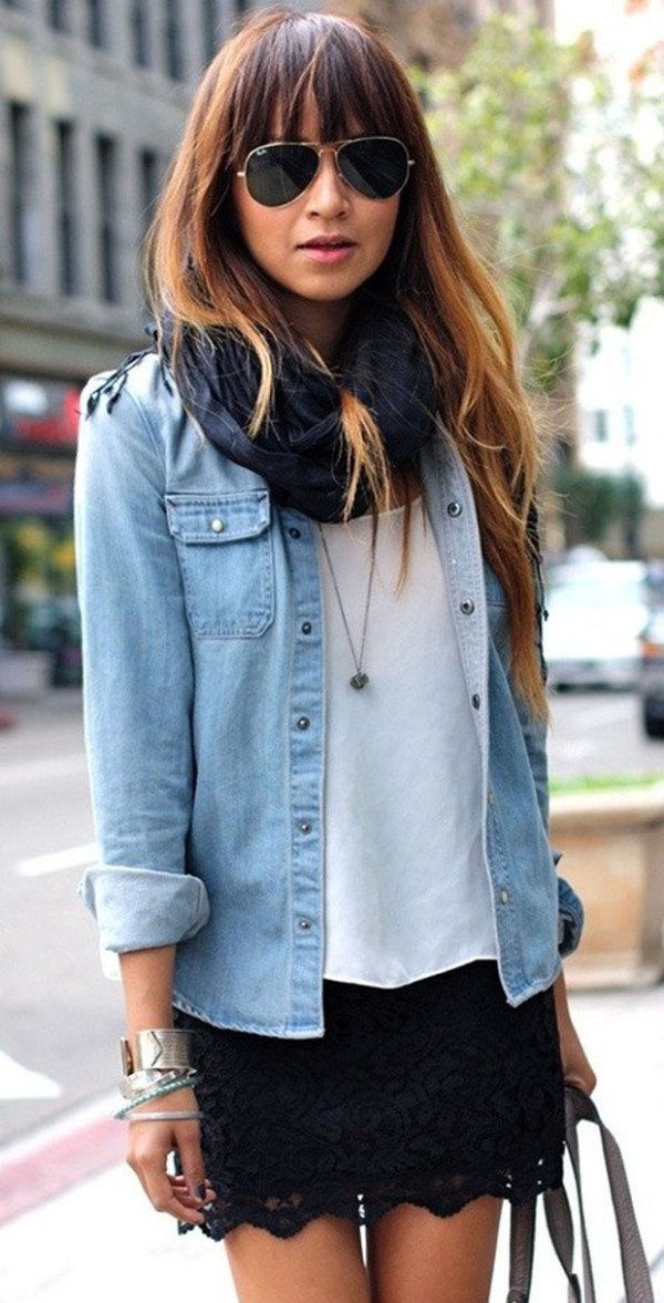 Chic Ways To Style Your Denim Shirt