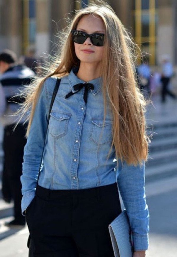 Chic Ways To Style Your Denim Shirt