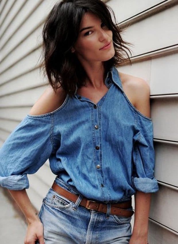 Chic Ways To Style Your Denim Shirt All For Fashion Design