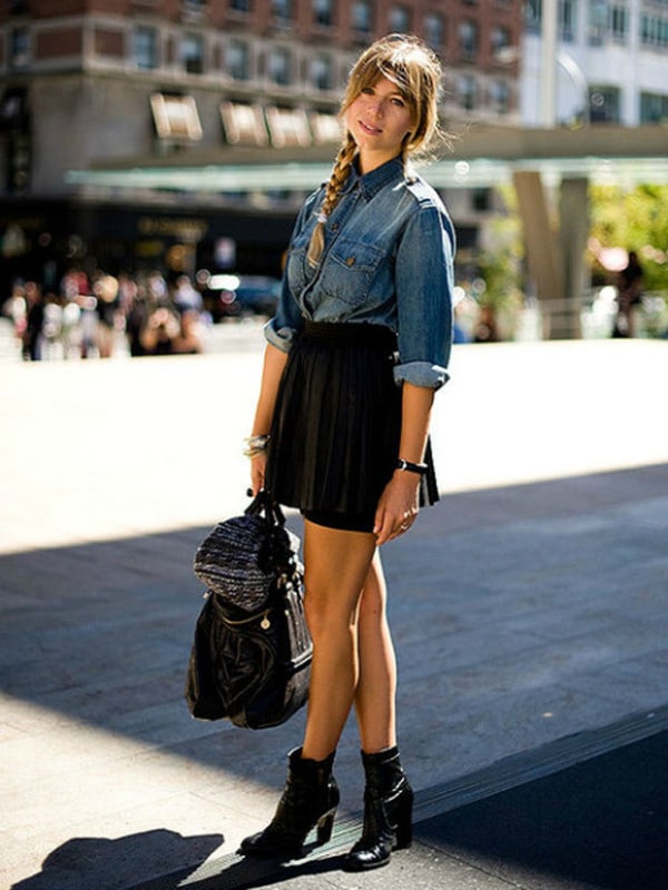 Chic Ways To Style Your Denim Shirt