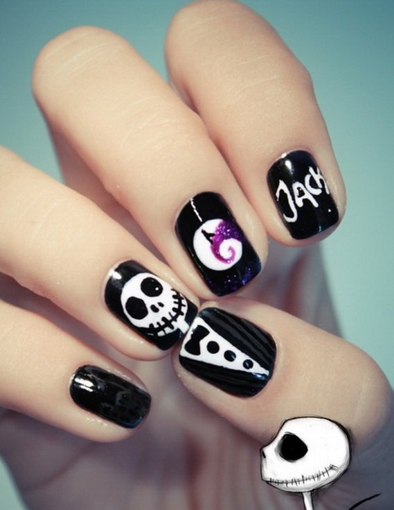 22 Simple And Cute Halloween Nail Art Ideas