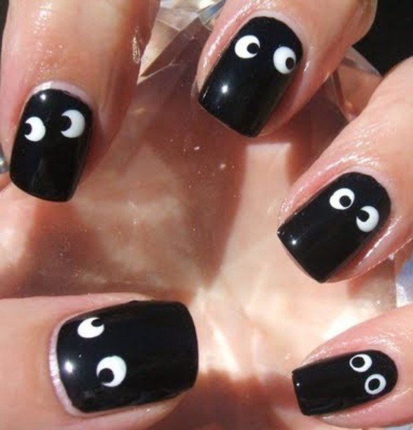 22 Simple And Cute Halloween Nail Art Ideas - ALL FOR FASHION DESIGN