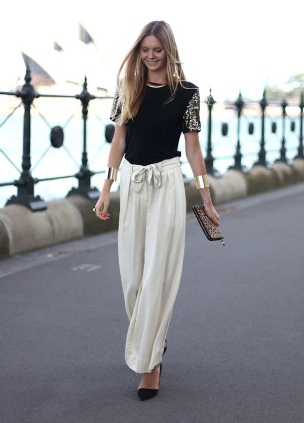 23 Palazzo Pants Outfits To Copy