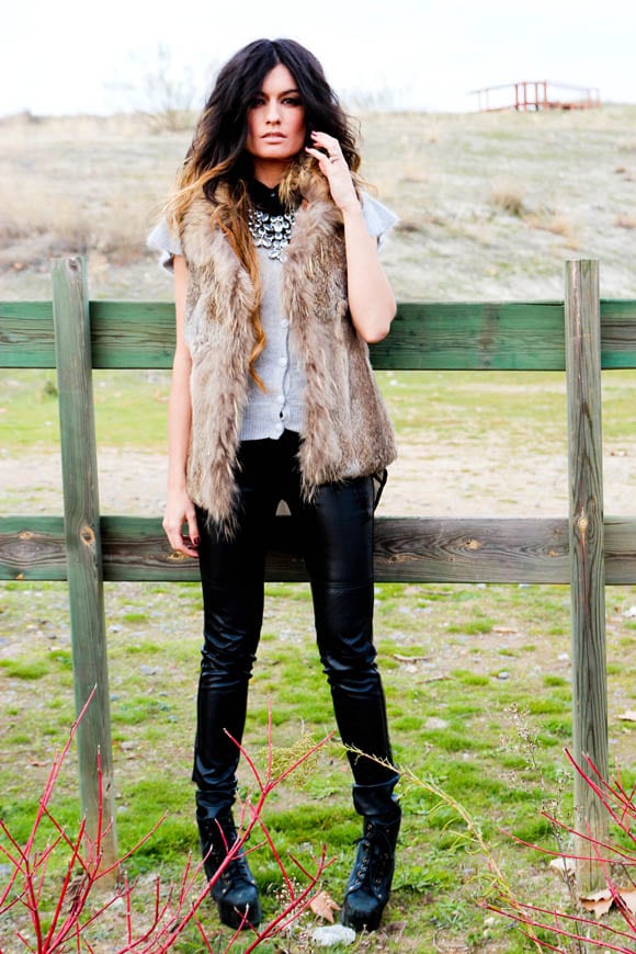 23 Cool Fur Vests For A Chilly Weather