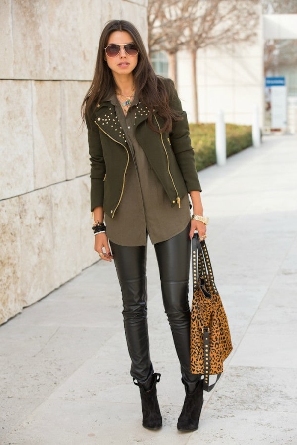 20 Women Leather Pants Trend For This Season