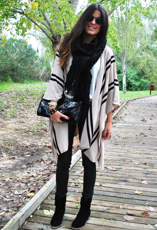 23 Fashion Cloaks For Fall Combinations - ALL FOR FASHION DESIGN