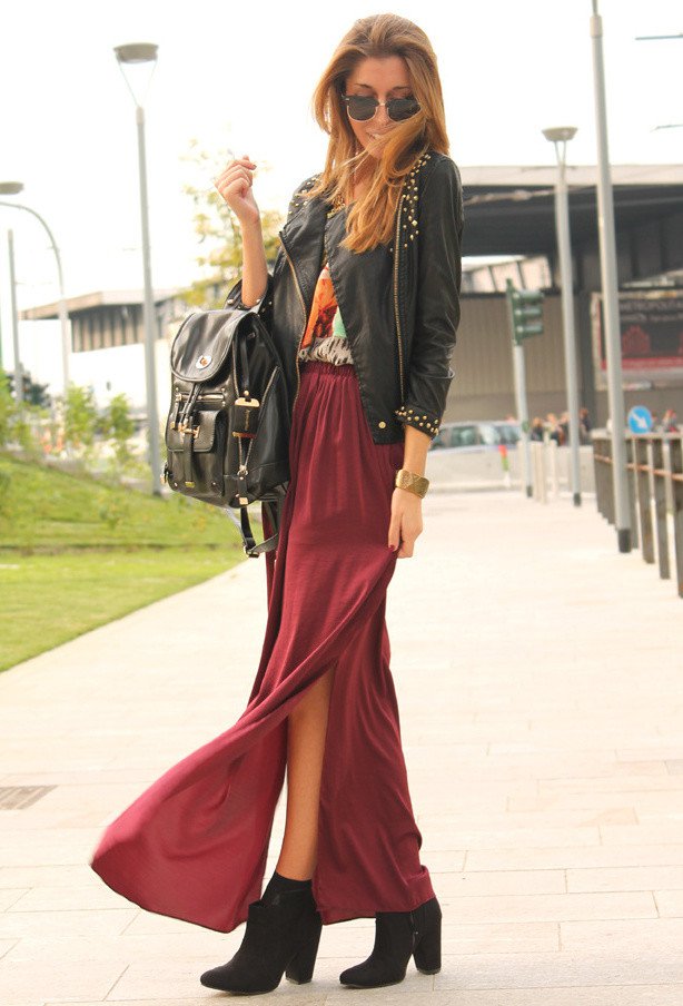 30 Beautiful Maxi Skirt For This Fall - ALL FOR FASHION DESIGN