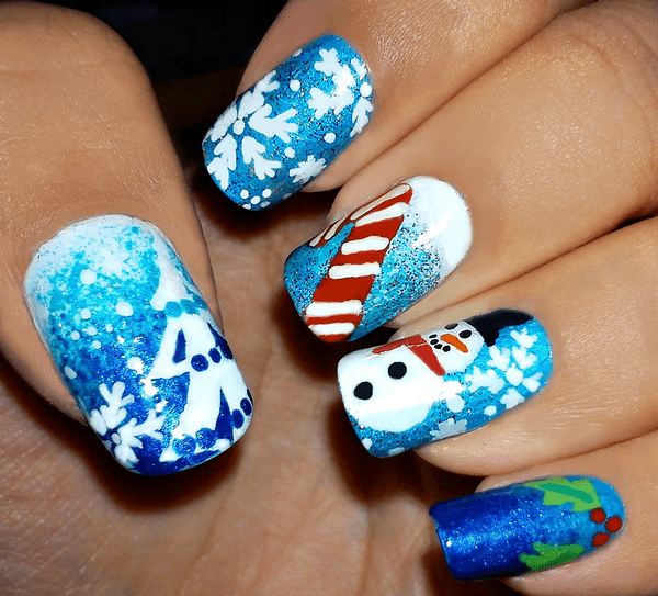 24 Christmas Nails Art Designs