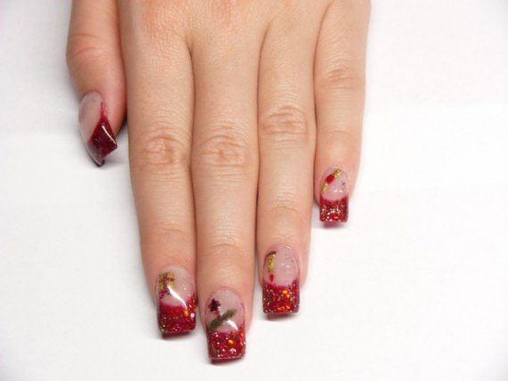 24 Christmas Nails Art Designs - ALL FOR FASHION DESIGN