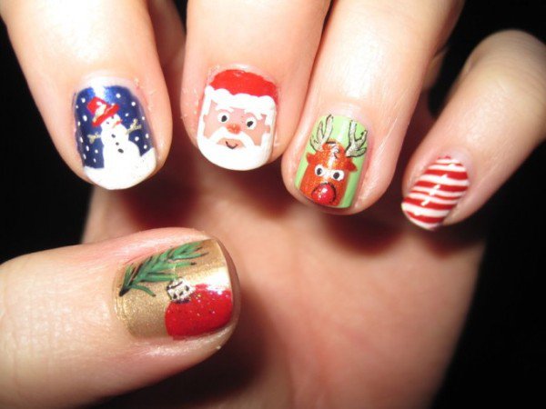 24 Christmas Nails Art Designs