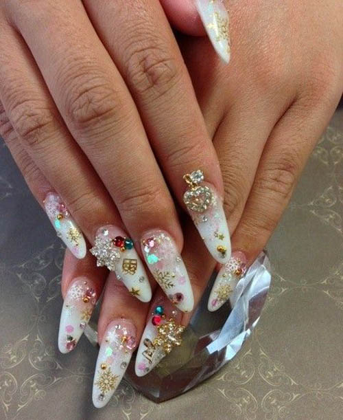 26 New Years Eve Brilliant Nail Art Designs