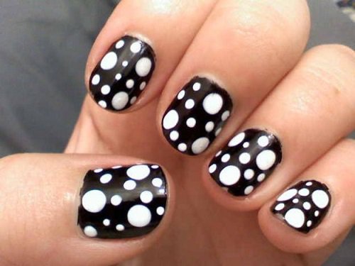 20 Black and White Nails To Copy