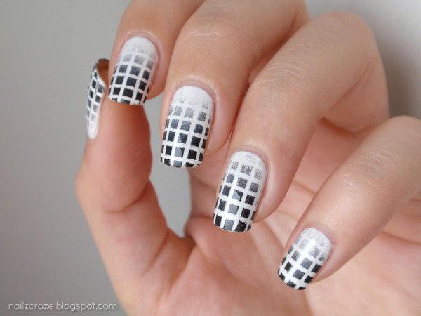 20 Black and White Nails To Copy