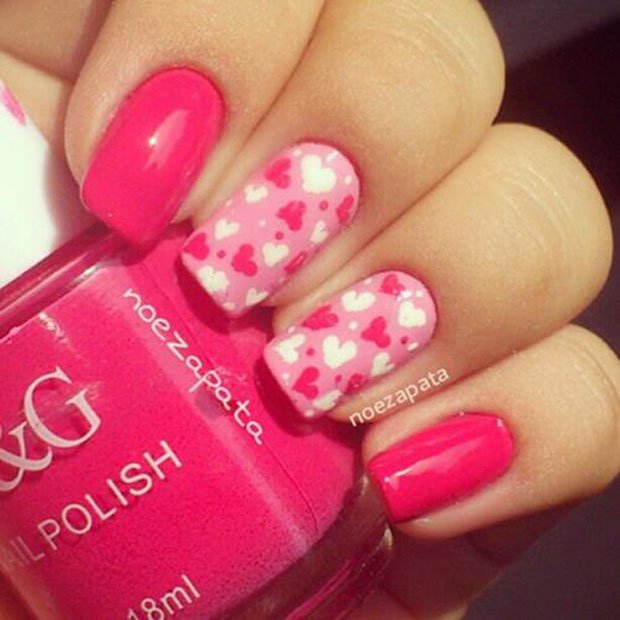 36 Romantic and Lovely Nail Art Design For Valentine's Day - ALL FOR ...