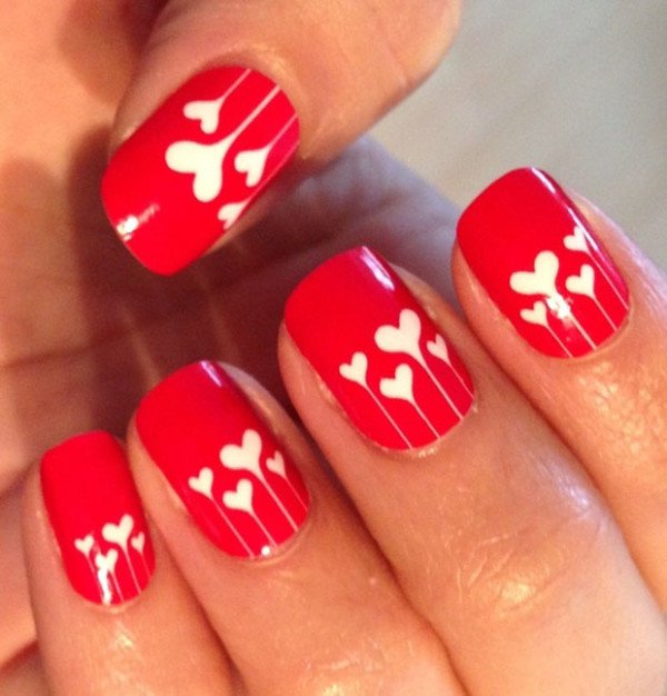 36 Romantic and Lovely Nail Art Design For Valentines Day