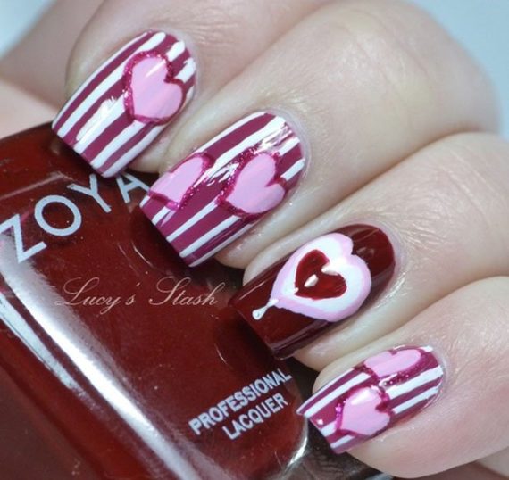 36 Romantic and Lovely Nail Art Design For Valentine's Day - ALL FOR ...