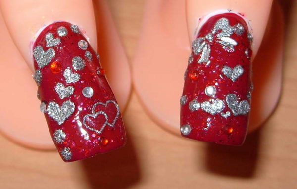 20 Pretty Nail Designs For Valentines Day