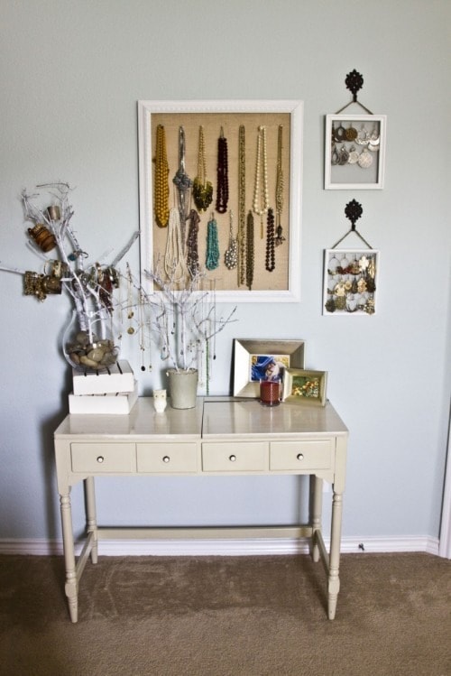 30 Crafty DIY Jewelry Storing Ideas