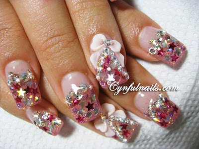 Fancy Nail Art Designs With Ties - ALL FOR FASHION DESIGN