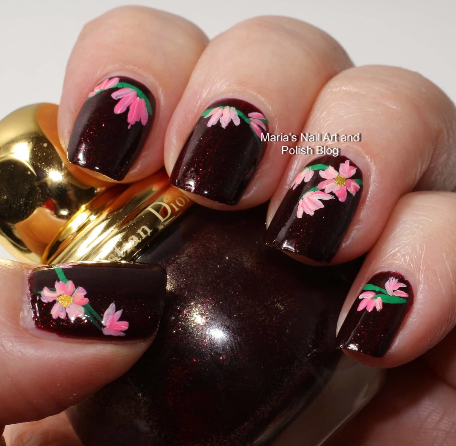 25 Amazing Flower Nail Art Design Ideas - ALL FOR FASHION DESIGN