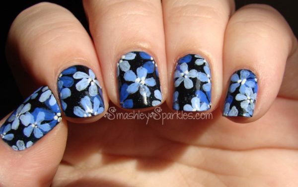 25 Amazing Flower Nail Art Design Ideas