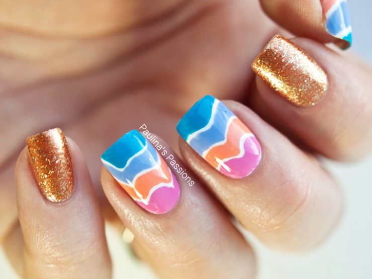 37 Stunning And Colorful Nail Art - ALL FOR FASHION DESIGN