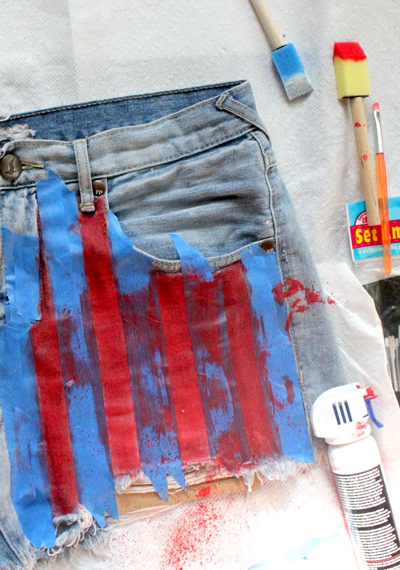 Trendy DIY Denim Shorts Makeover