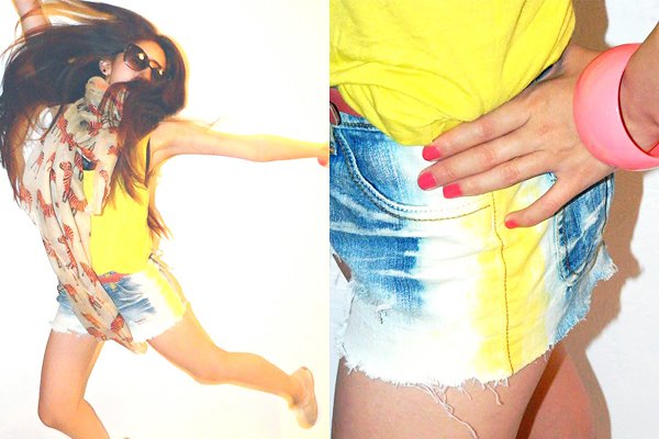 Trendy DIY Denim Shorts Makeover