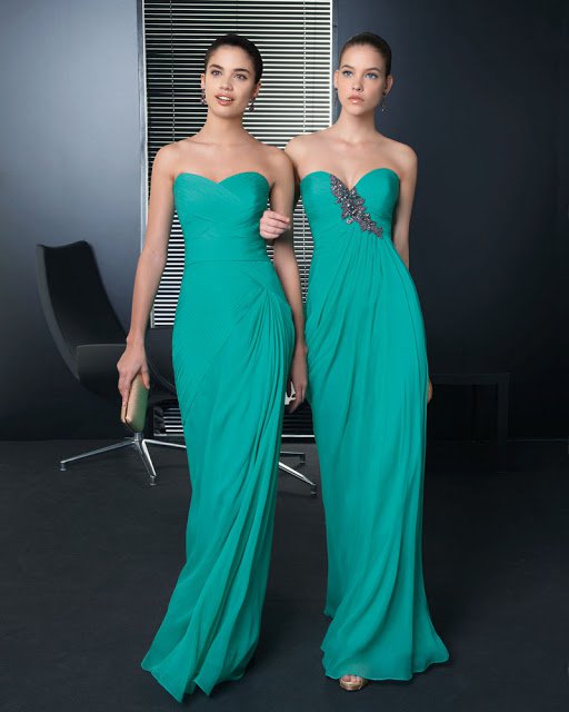 TWO FIESTA COCKTAIL DRESSES BY ROSA CLARA