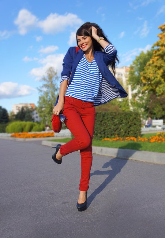 Timeless Trend   Red Pants