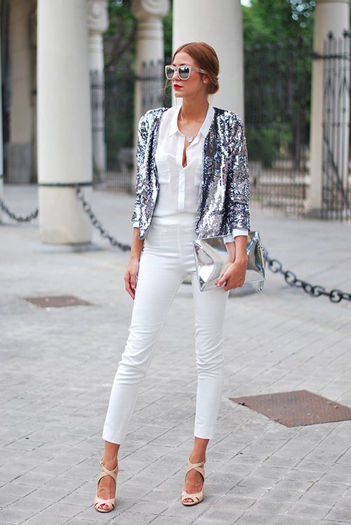Shiny Blazers Perfect Styling For This Season