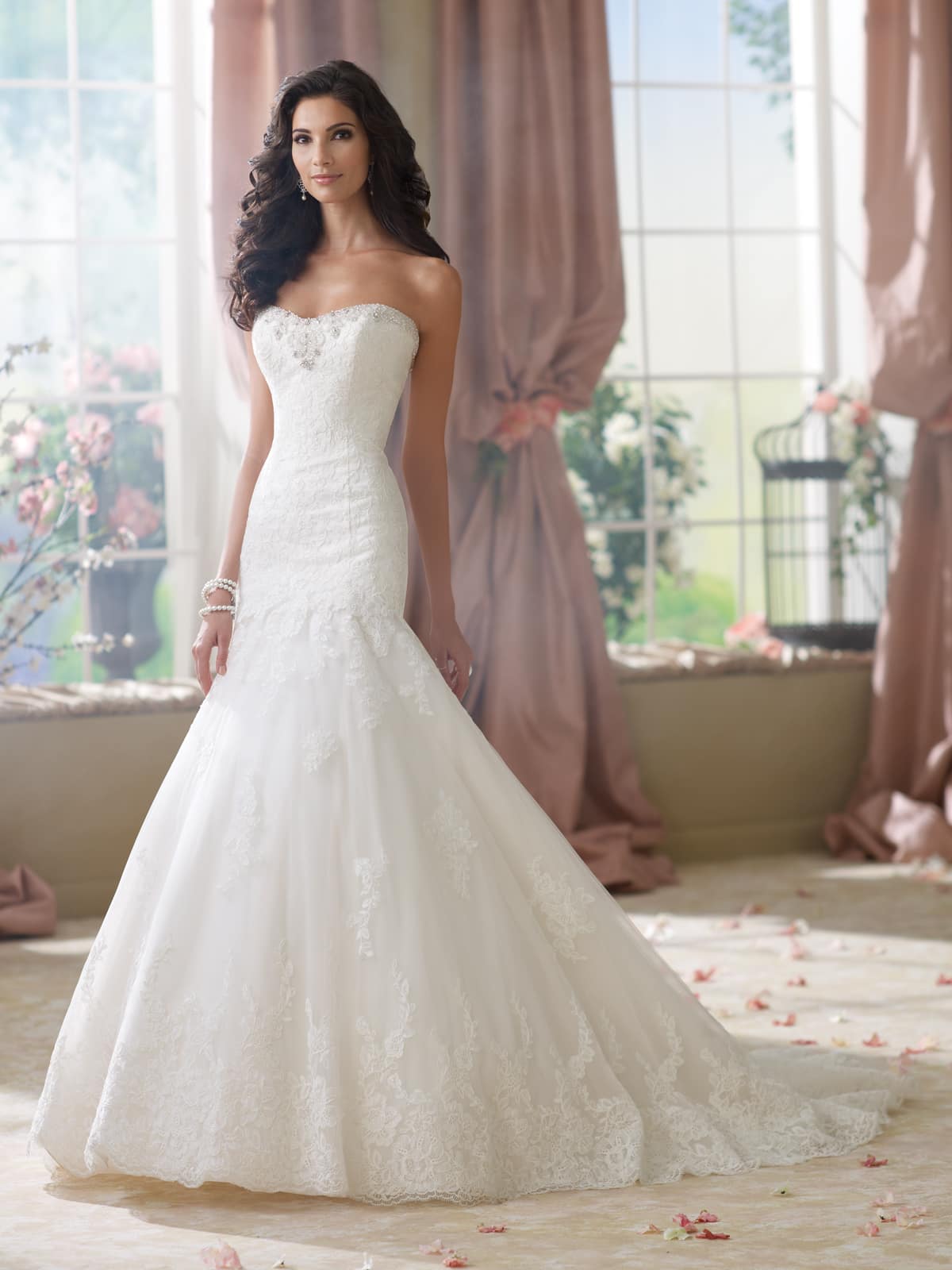 Romantic Wedding Dresses by David Tutera for Mon Cheri - ALL FOR ...