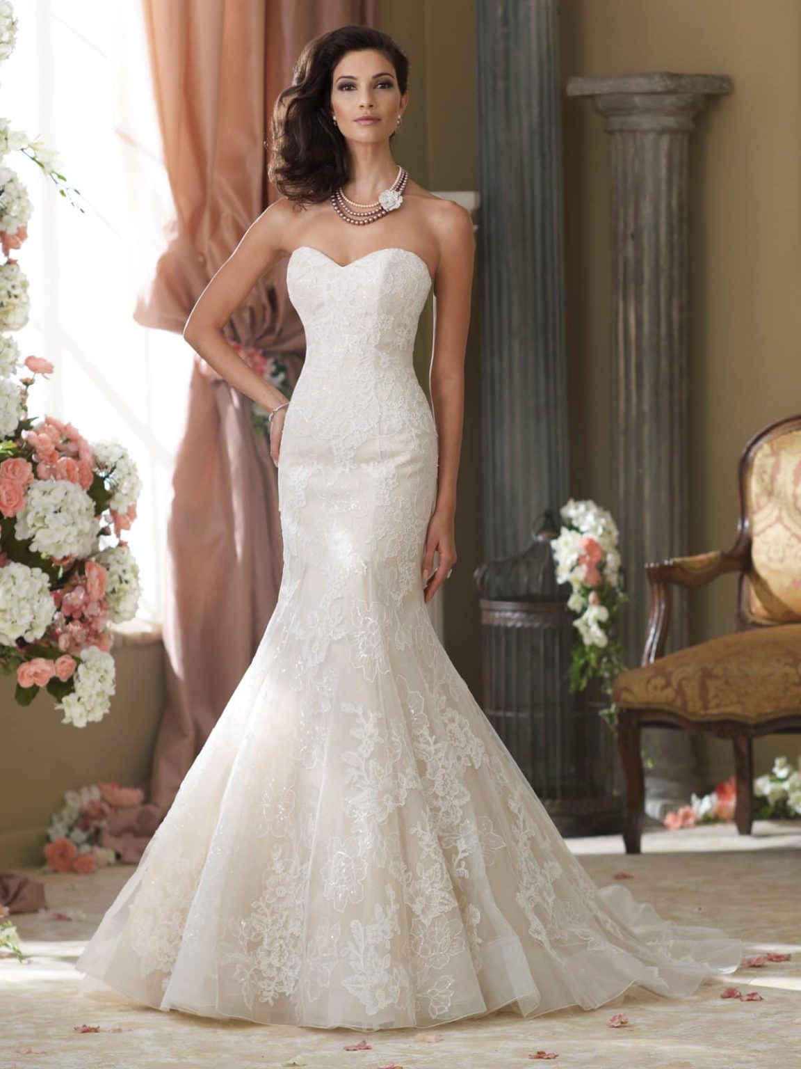 Romantic Wedding Dresses by David Tutera for Mon Cheri - ALL FOR ...