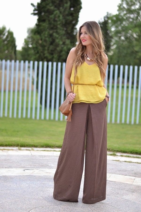 How To Look Chic Wearing Wide Leg  Pants