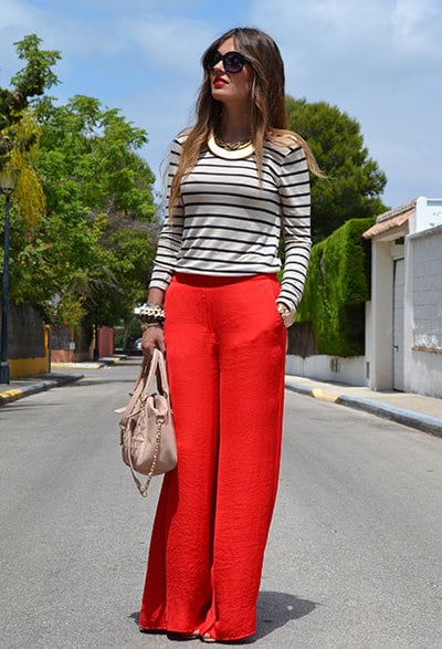 How To Look Chic Wearing Wide Leg  Pants