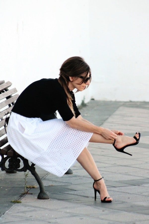 White skirts trend for this summer