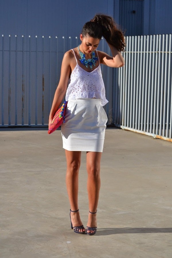 White skirts trend for this summer