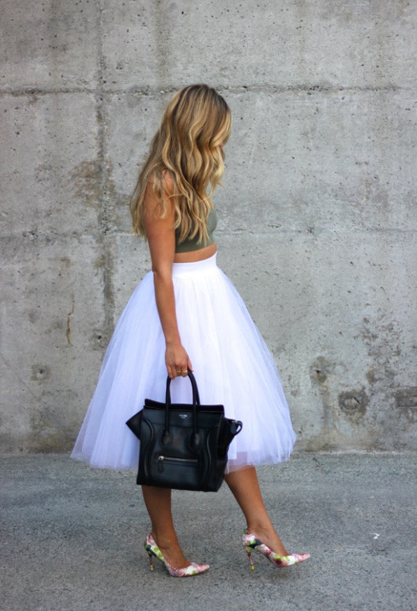 White skirts trend for this summer