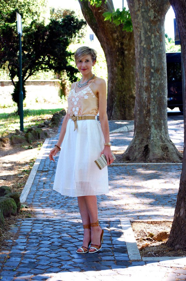 White skirts trend for this summer