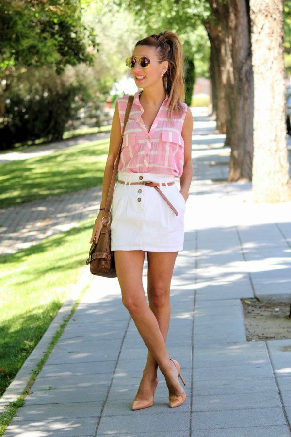 White skirts trend for this summer