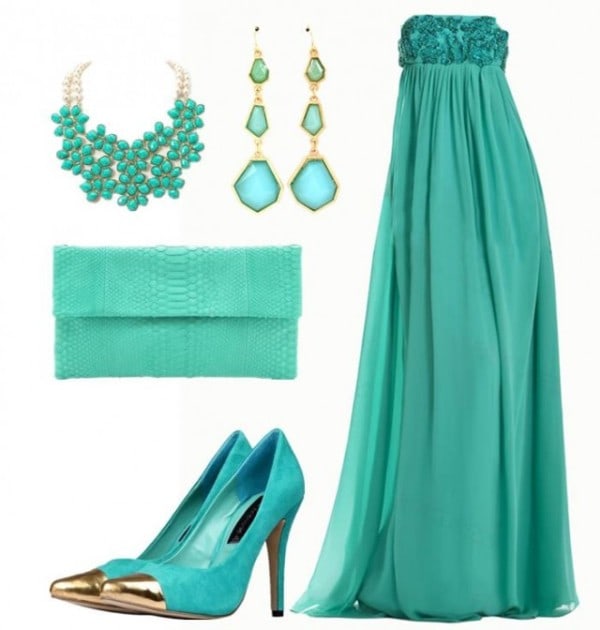 Glamorous And Elegant Combination Of Long Evening Dresses