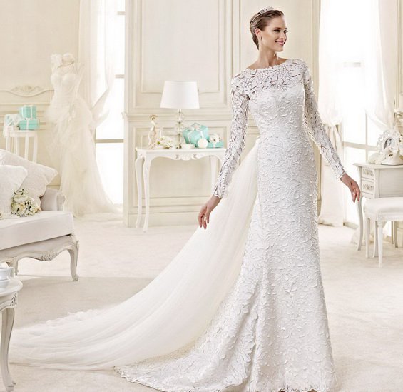 48 STUNNING WHITE WEDDING DRESSES FROM NICOLE INSPIRED BY AUDREY HEPBURN   PART 1