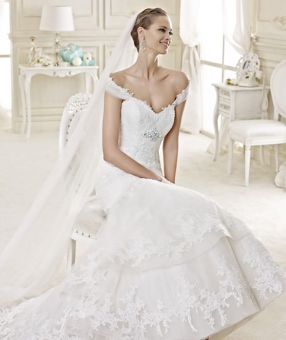 48 STUNNING WHITE WEDDING DRESSES FROM NICOLE INSPIRED BY AUDREY HEPBURN   PART 2