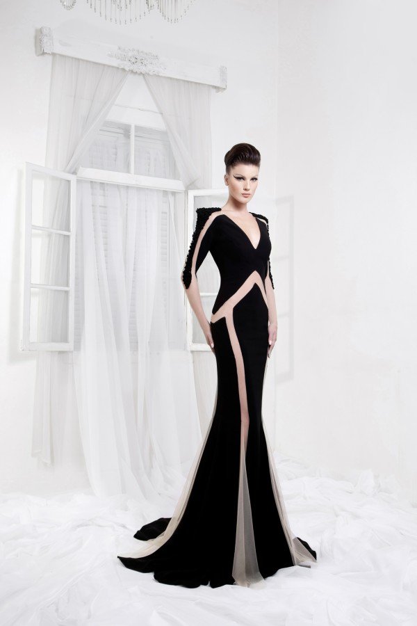 SLEEK AND MODERN EVENING DRESSES FROM TAREK SINNO FOR THIS FALL