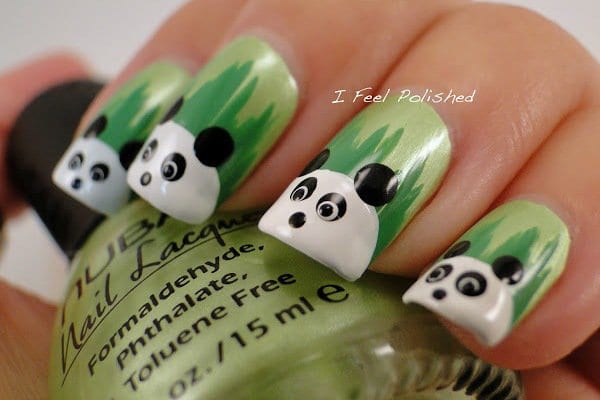 Easy And Simple Zoo Animals Nail Art Designs - ALL FOR FASHION DESIGN