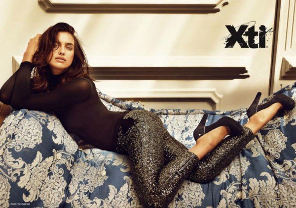Irina Shayk is sexy Cat in Boots in the winter campaign of XTIs